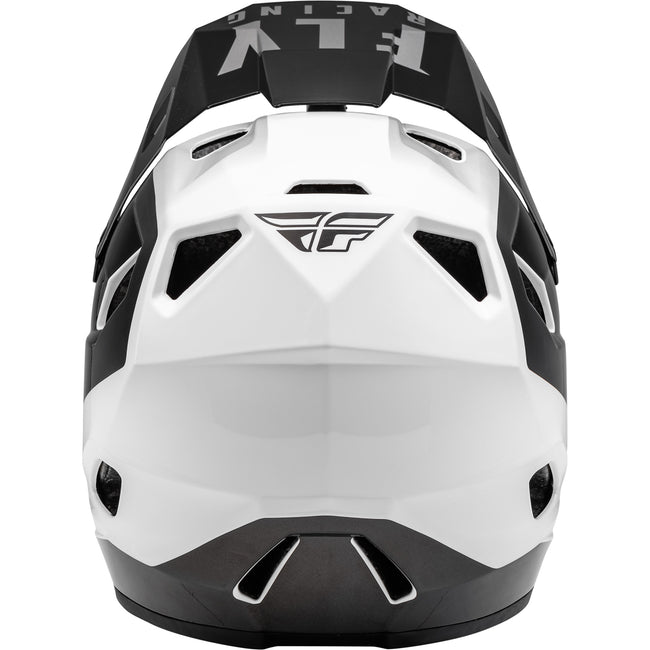 Fly Racing Rayce BMX Race Helmet-Black/White - 3