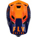 Fly Racing Rayce BMX Race Helmet-Navy/Orange/Red - 4