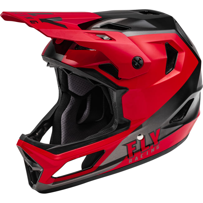 Fly Racing Rayce BMX Race Helmet-Red/Black - 1
