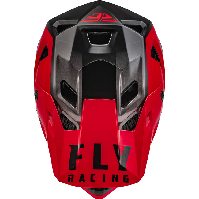 Fly Racing Rayce BMX Race Helmet-Red/Black - 4