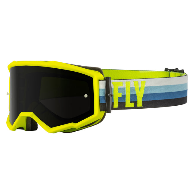 Fly Racing 2022 Zone Goggles-Hi-Vis/Teal w/Dark Smoke Lens - 1