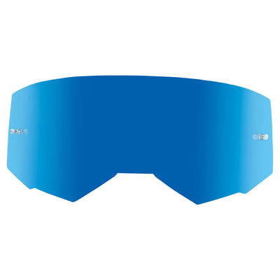 Fly Racing Youth Zone/Focus Goggles Replacement Lenses-Blue Mirror/Smoke