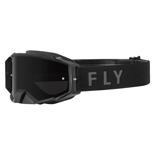 Fly Racing 2022 Zone Pro Goggles-Black w/Dark Smoke Lens - 1