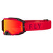 Fly Racing 2022 Zone Pro Goggles-Red w/Red Mirror/Amber Lens - 1