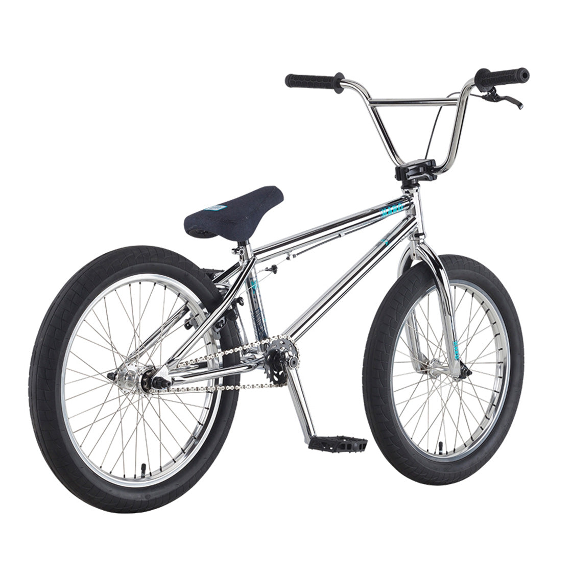 chrome bmx bicycle Haro Midway 20.5" BMX Bike-Chrome