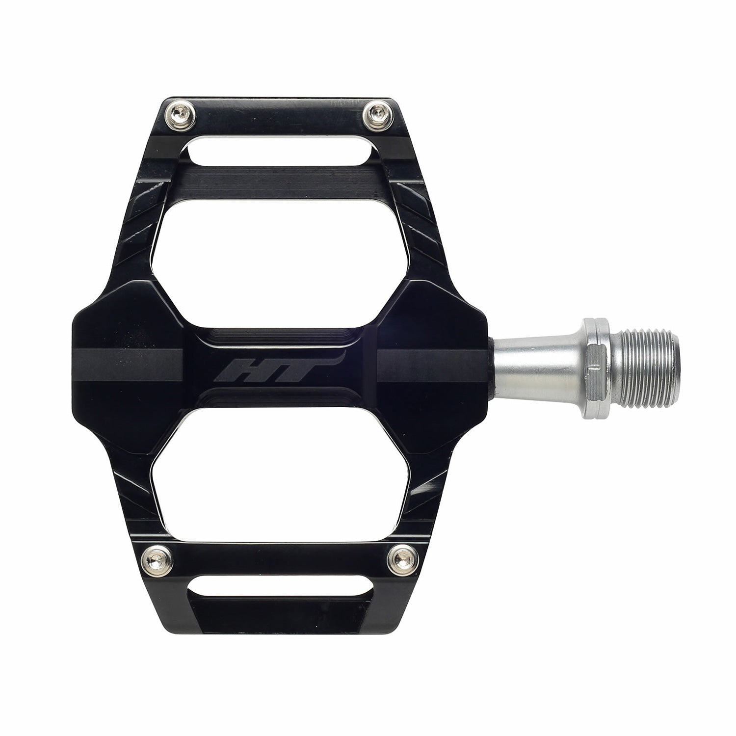 ht flat pedal HT Components AR06 Cheetah Pedals Black