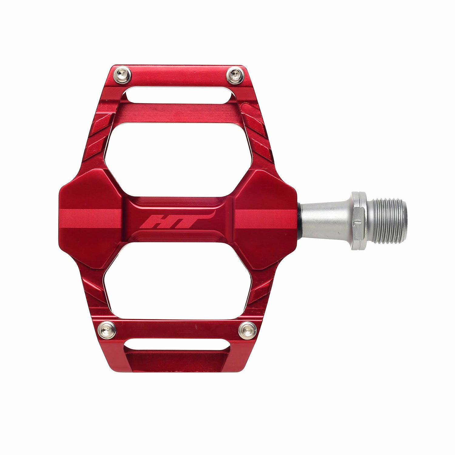 red cycling products flat pedal al HT Components AR06 Cheetah Platform Pedals, Red