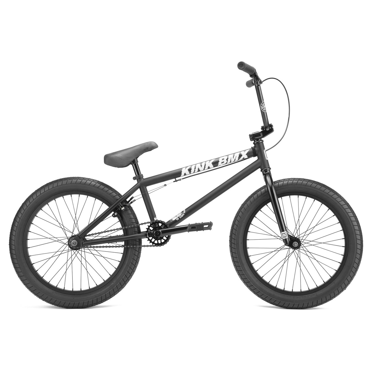 Kink 2022 Curb 20.25 inch TT BMX Freestyle Bike Matte Midnight
