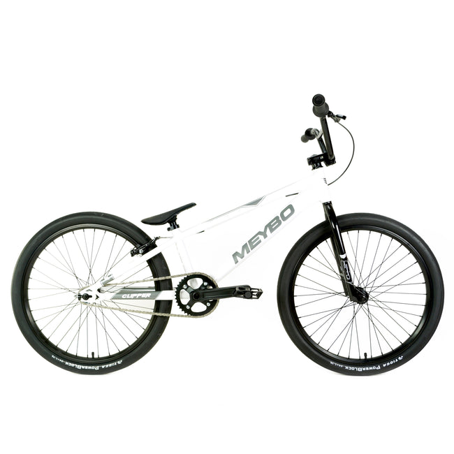 Meybo Clipper Cruiser 24&quot; BMX Race Bike-White/Grey/Black - 5