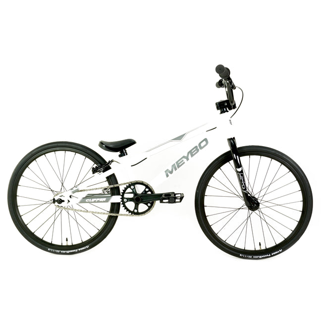 Meybo Clipper Junior BMX Race Bike-White/Grey/Black - 1