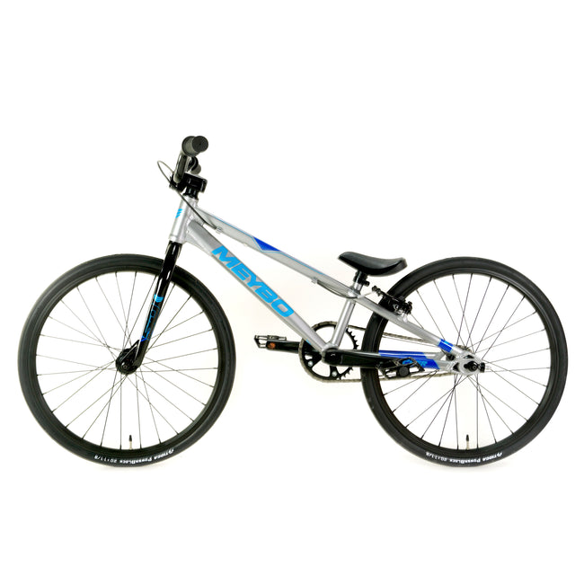 Meybo Clipper Mini BMX Race Bike-Grey/Blue/Cyan - 2