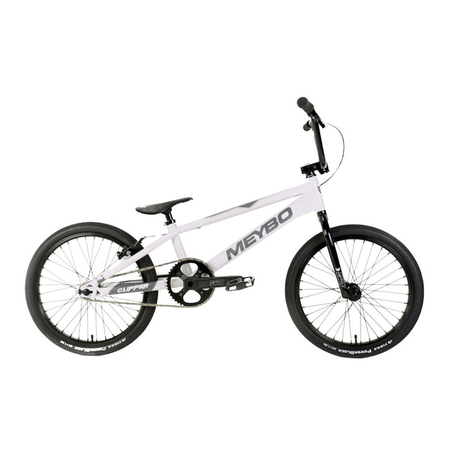 Meybo Clipper Pro XXL BMX Race Bike-White/Grey/Black - 1
