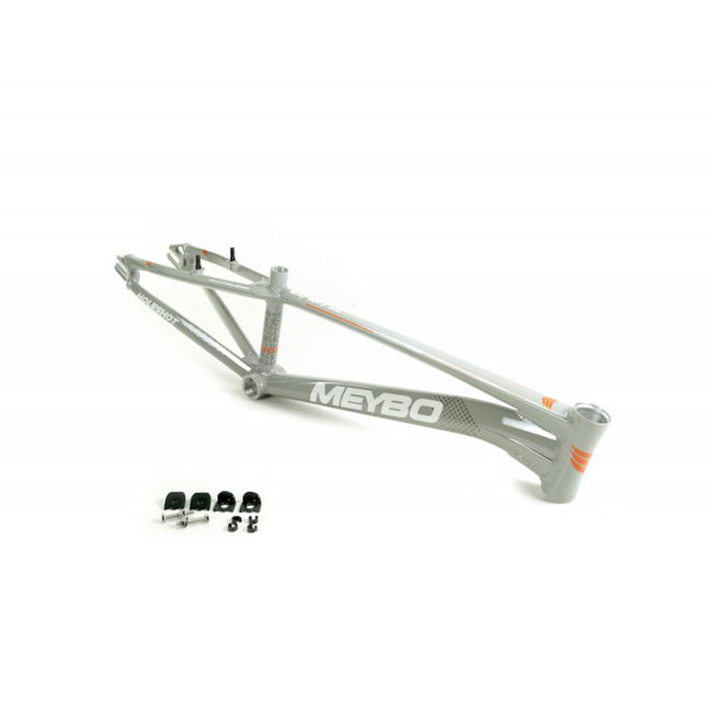 Meybo Holeshot Alloy BMX Race Frame-Grey/White/Orange - 3