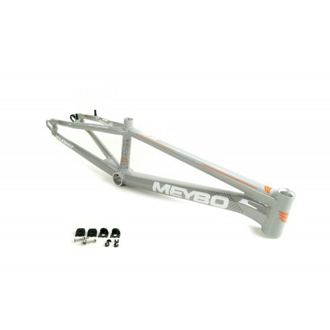 Meybo Holeshot Alloy BMX Race Frame-Grey/White/Orange - 6