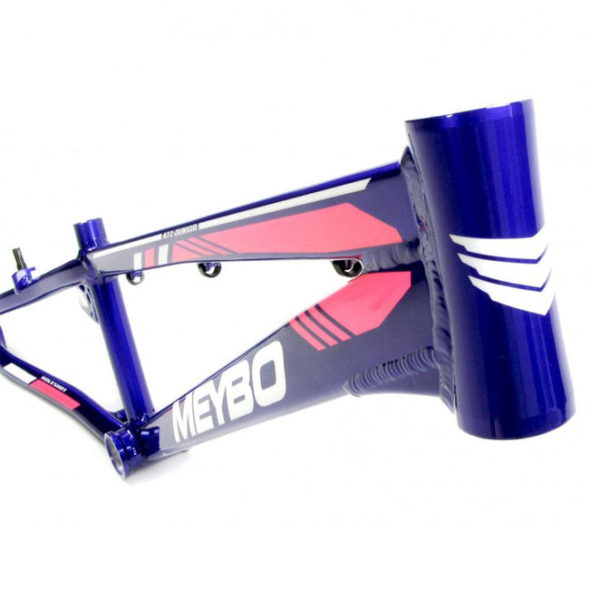 Meybo Holeshot Alloy BMX Race Frame-Purple/White - 5