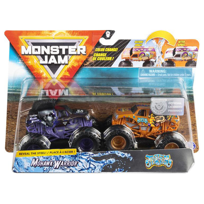 Monster Jam Color-Changing Die-Cast Monster Trucks 2-Pack - 6