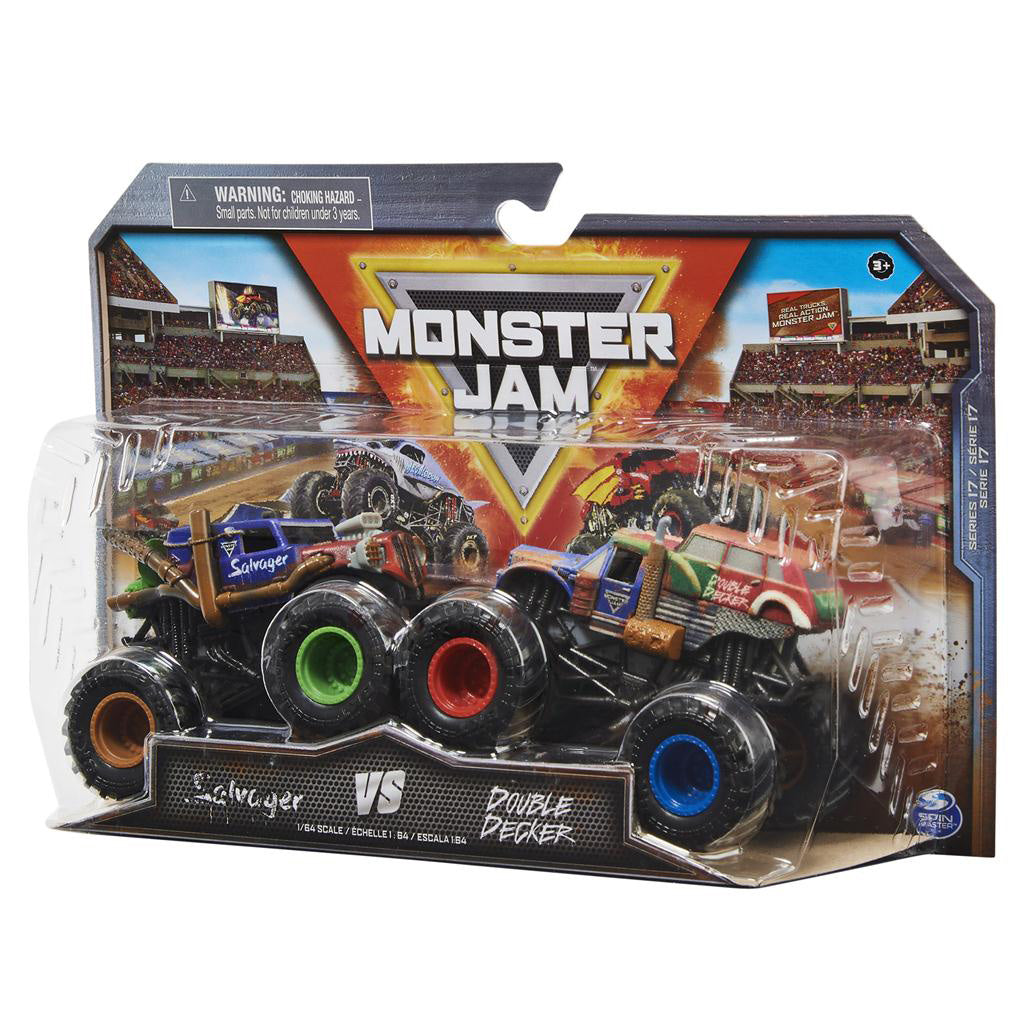Hot Wheels Monster Trucks 1:64 Scale 2-Pack