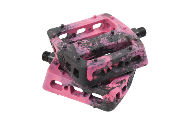 pedale odyssey Odyssey Twisted Pro PC Pedals-Ltd Ed Black/Pink Swirl – J&R Bicycles, Inc