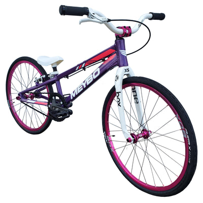 Pro Built Custom Mini BMX Race Bike-Purple/White/Pink