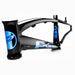 PURE V5 BMX Race Frame-Black/Blue - 2