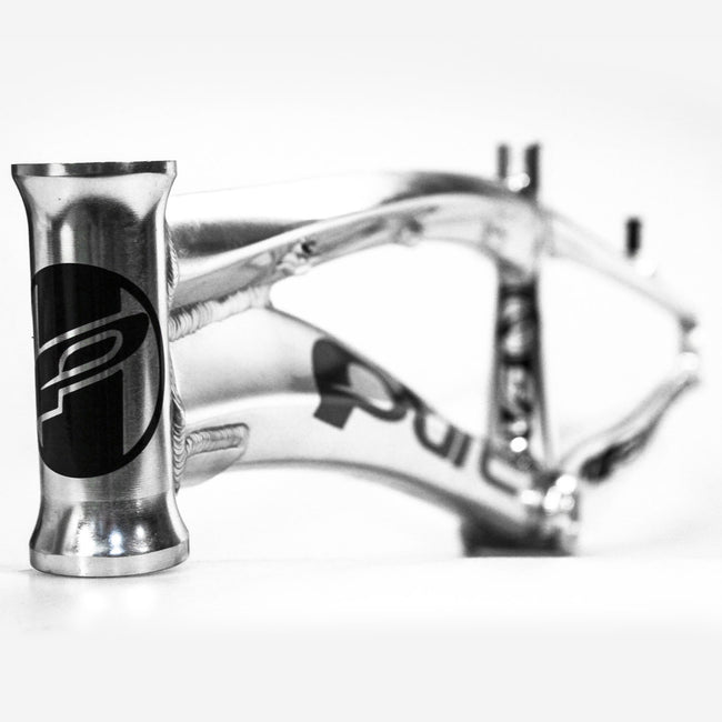PURE V5 Alloy BMX Race Frame-Polished/Black - 4