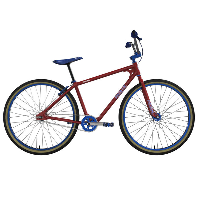 Race Inc. RA29-R Retro 29&quot; BMX Freestyle Bike-Red/Blue - 1