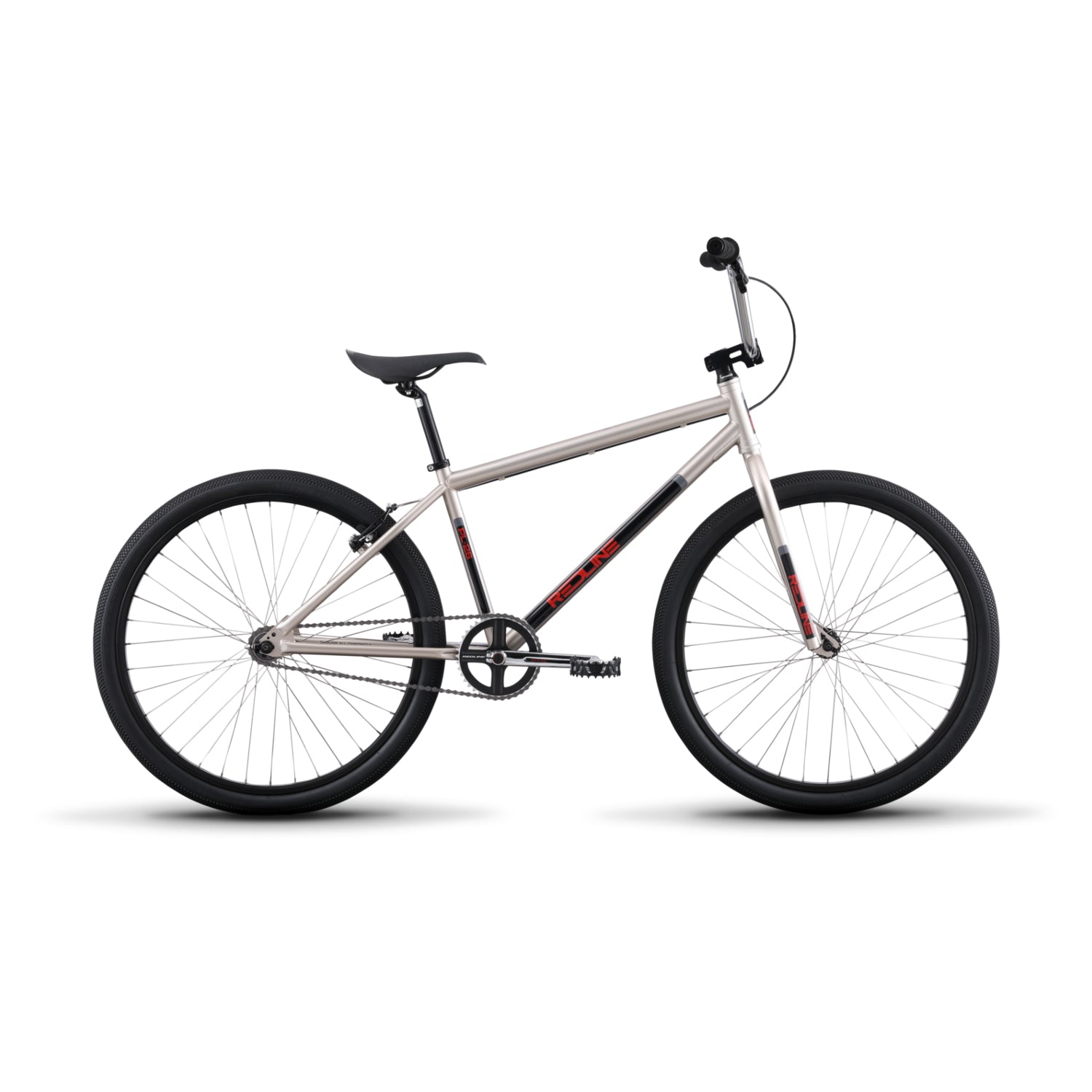 26 inch bmx bicycle Redline PL-26 26 inch BMX Freestyle Bike-Warm Silver