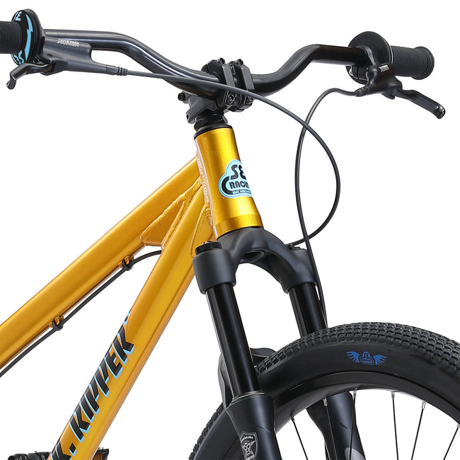 SE Bikes DJ Ripper HD 26&quot; BMX Freestyle Bike-Solid Gold - 4
