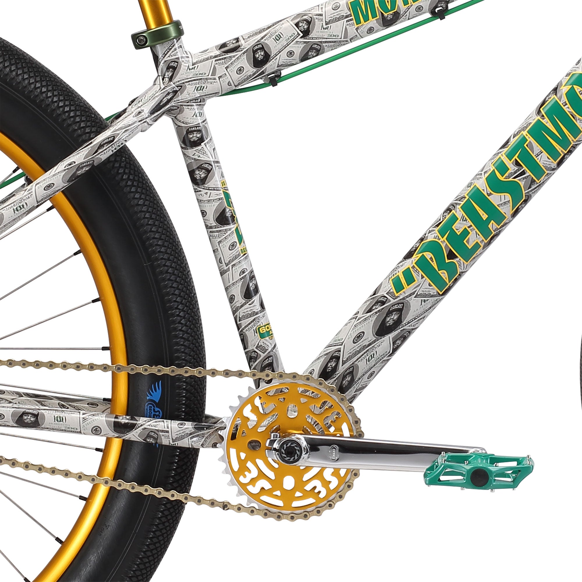 SE Racing Beast Mode Ripper BMX Bike-$100 Money Lynch Wrap