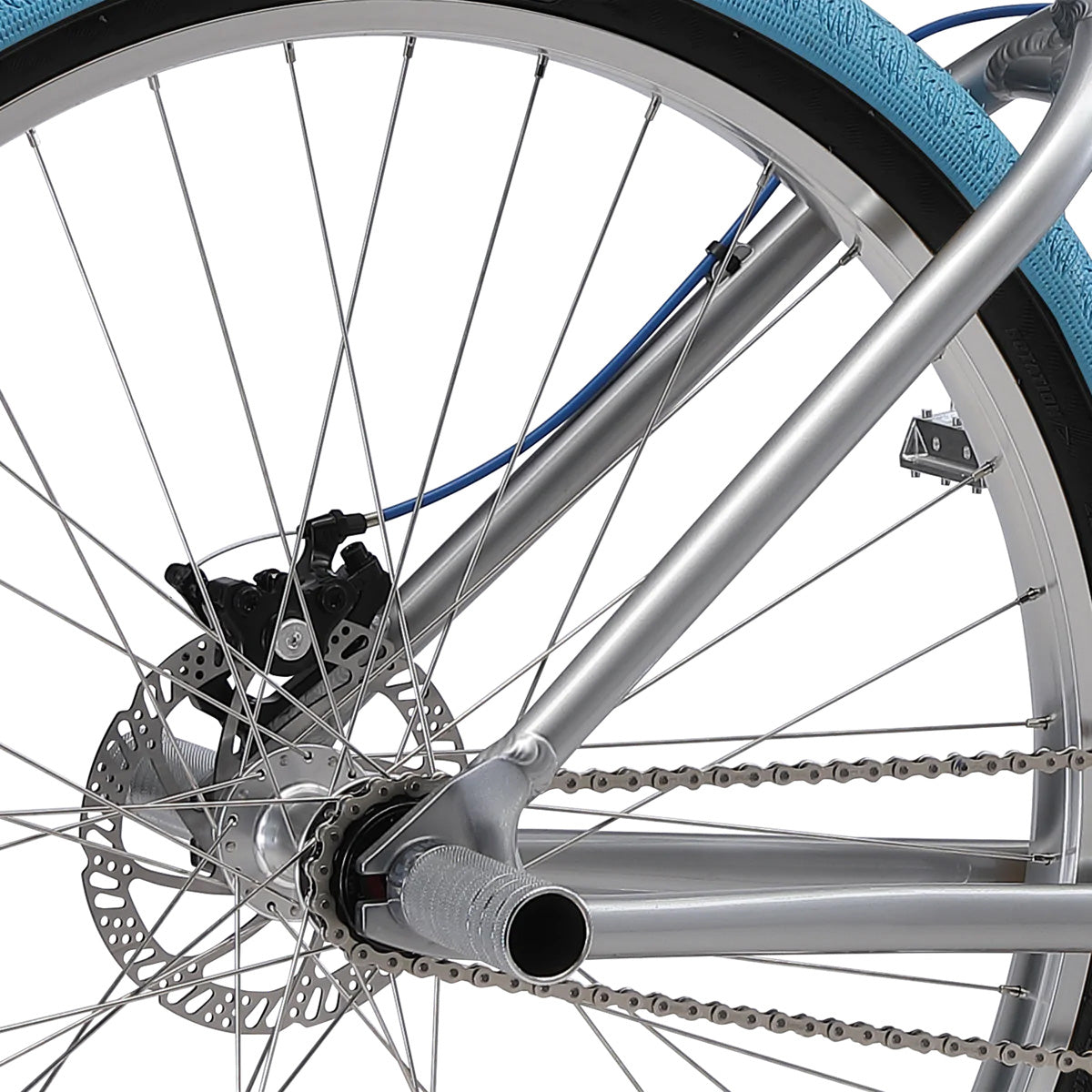 SE Big Flyer 29in BMX Freestyle Bike-High Def Silver – JR Bicycles, Inc.