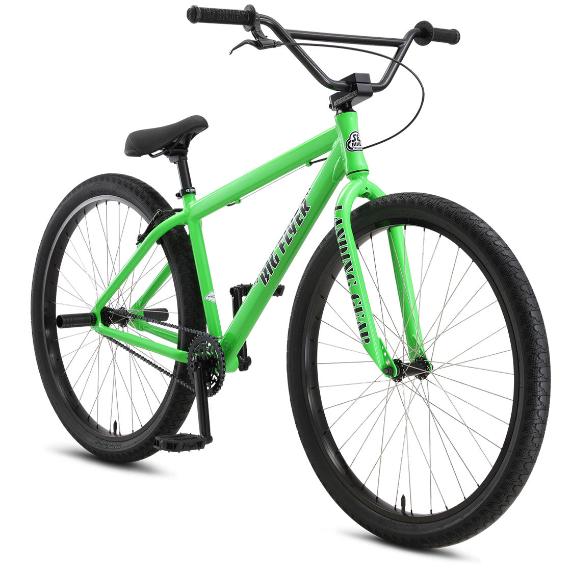 SE Big Flyer 29-inch BMX Freestyle Bike-Neon Green at J&R Bicycles