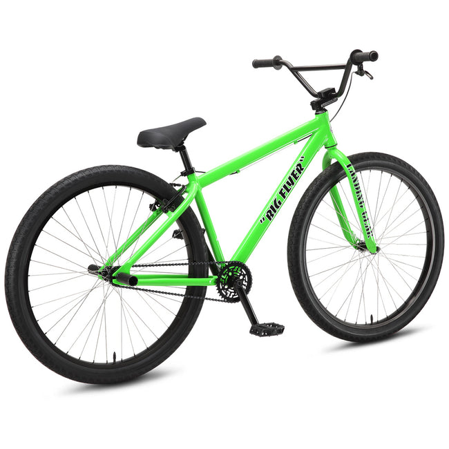 SE Bikes Big Flyer 29&quot; BMX Freestyle Bike-Neon Green - 3
