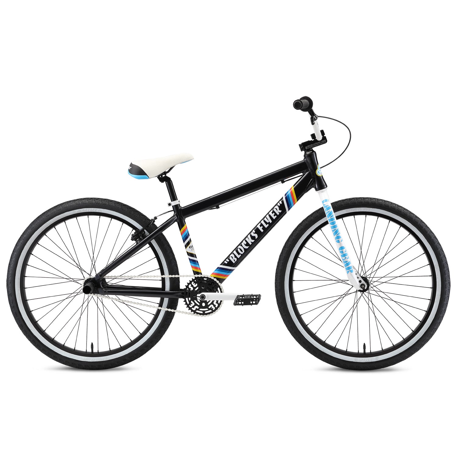 SE Racing Blocks Flyer 26” BMX Bike-Black at J&R Bicycles – J&R Bicycles,  Inc.