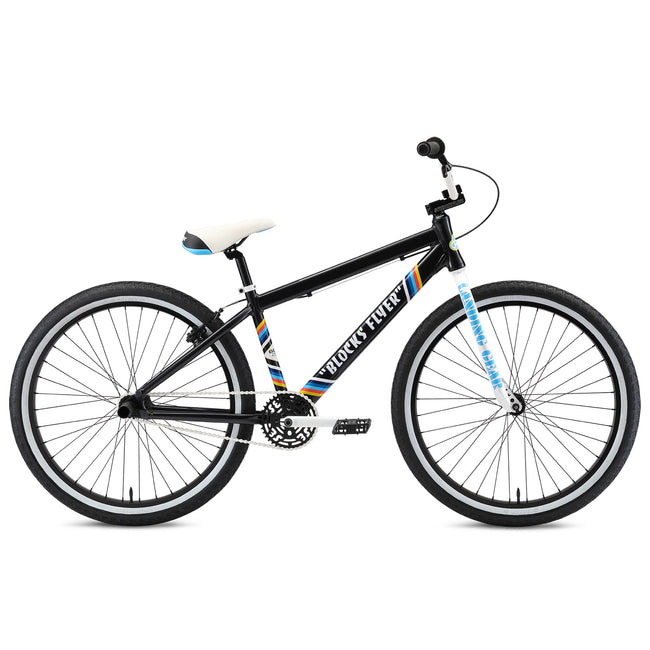 SE Bikes Blocks Flyer 26&quot; BMX Freestyle Bike-Black Sparkle - 1