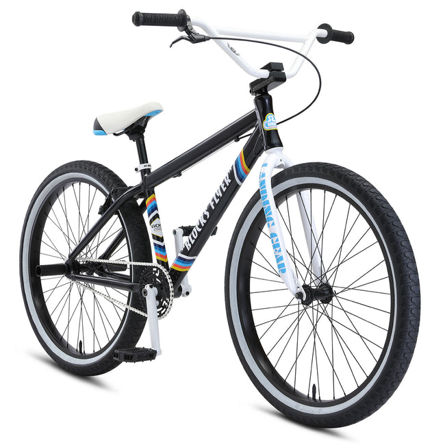 SE Bikes Blocks Flyer 26&quot; BMX Freestyle Bike-Black Sparkle - 2