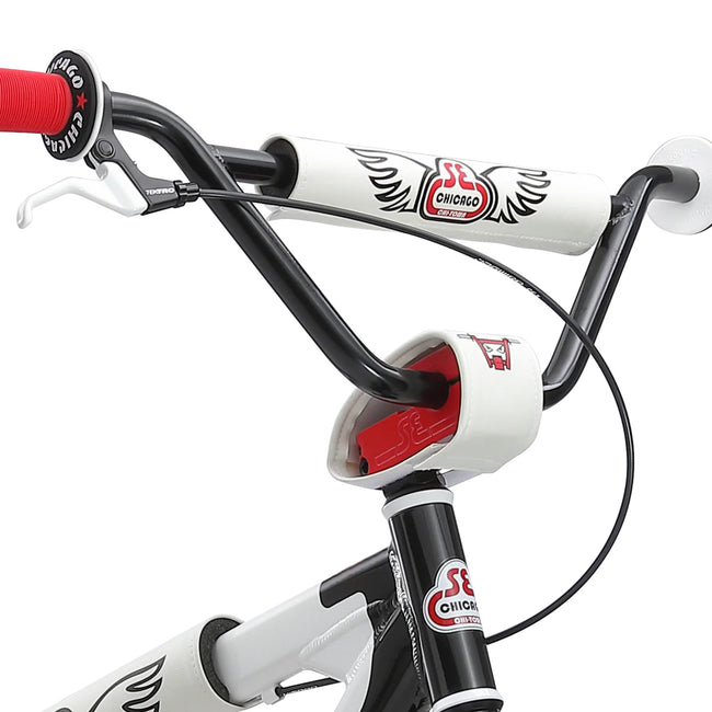 SE Bikes Chicago Big Ripper 29&quot; BMX Freestyle Bike-Red-White - 4