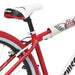SE Bikes Chicago Big Ripper 29&quot; BMX Freestyle Bike-Red-White - 5