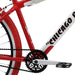 SE Bikes Chicago Big Ripper 29&quot; BMX Freestyle Bike-Red-White - 7
