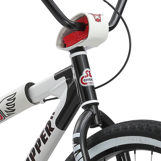 SE Bikes Chicago Big Ripper 29&quot; BMX Freestyle Bike-Red-White - 8
