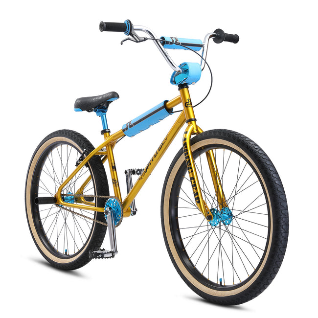 SE Bikes OM Flyer 26&quot; BMX Freestyle Bike-Solid Gold - 2