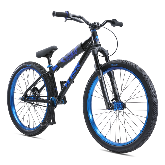 SE Racing DJ Ripper HD 26 BMX Bike Black Blue J R Bicycles Inc