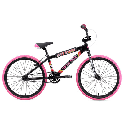 SE Racing So Cal Flyer 24" BMX Bike-Black/Pink
