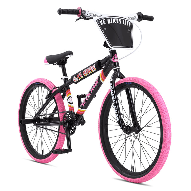 SE Racing So Cal Flyer 24&quot; BMX Bike-Black/Pink - 2