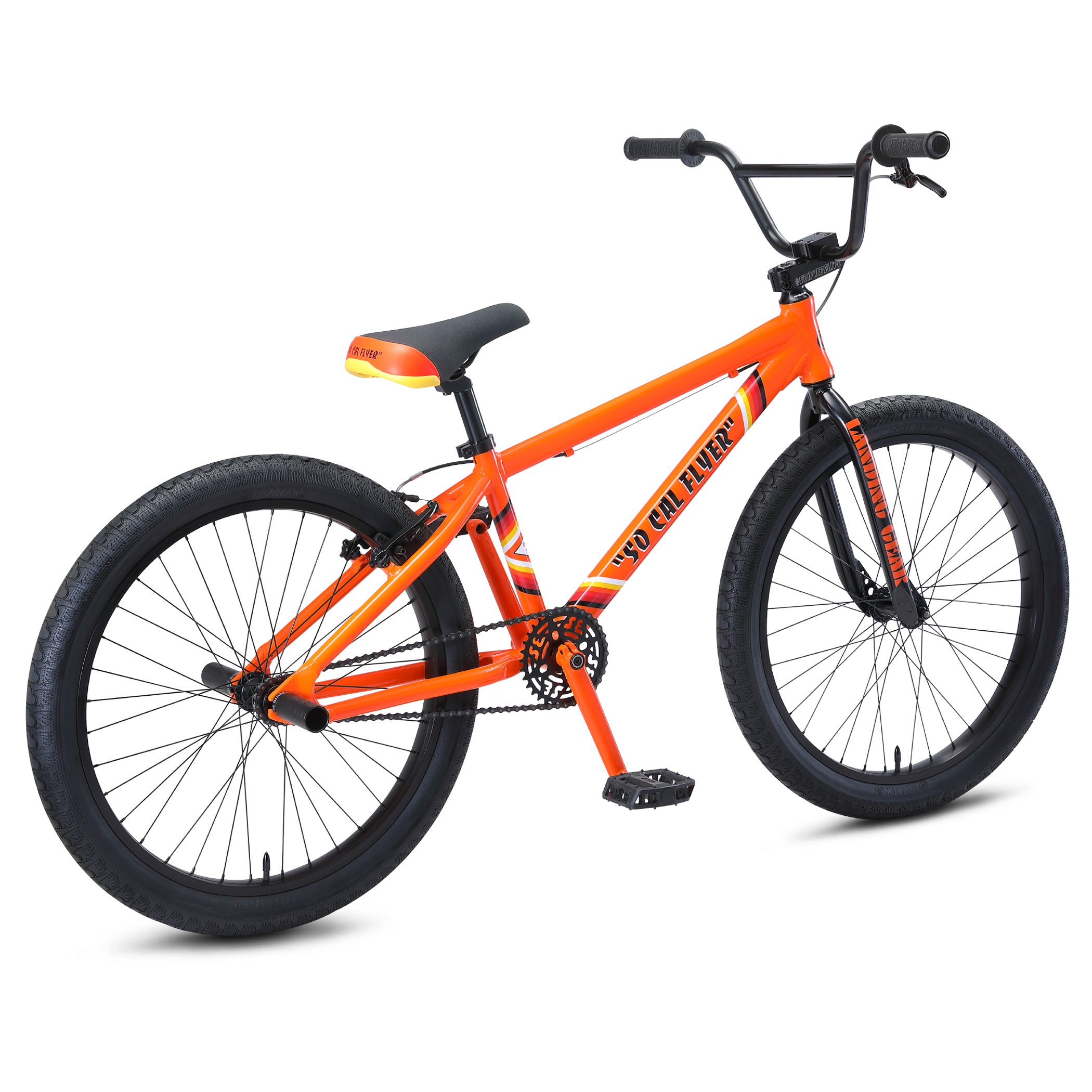 SE So Cal Flyer 24-inch BMX Freestyle Bike-Orange at J&R Bicycles