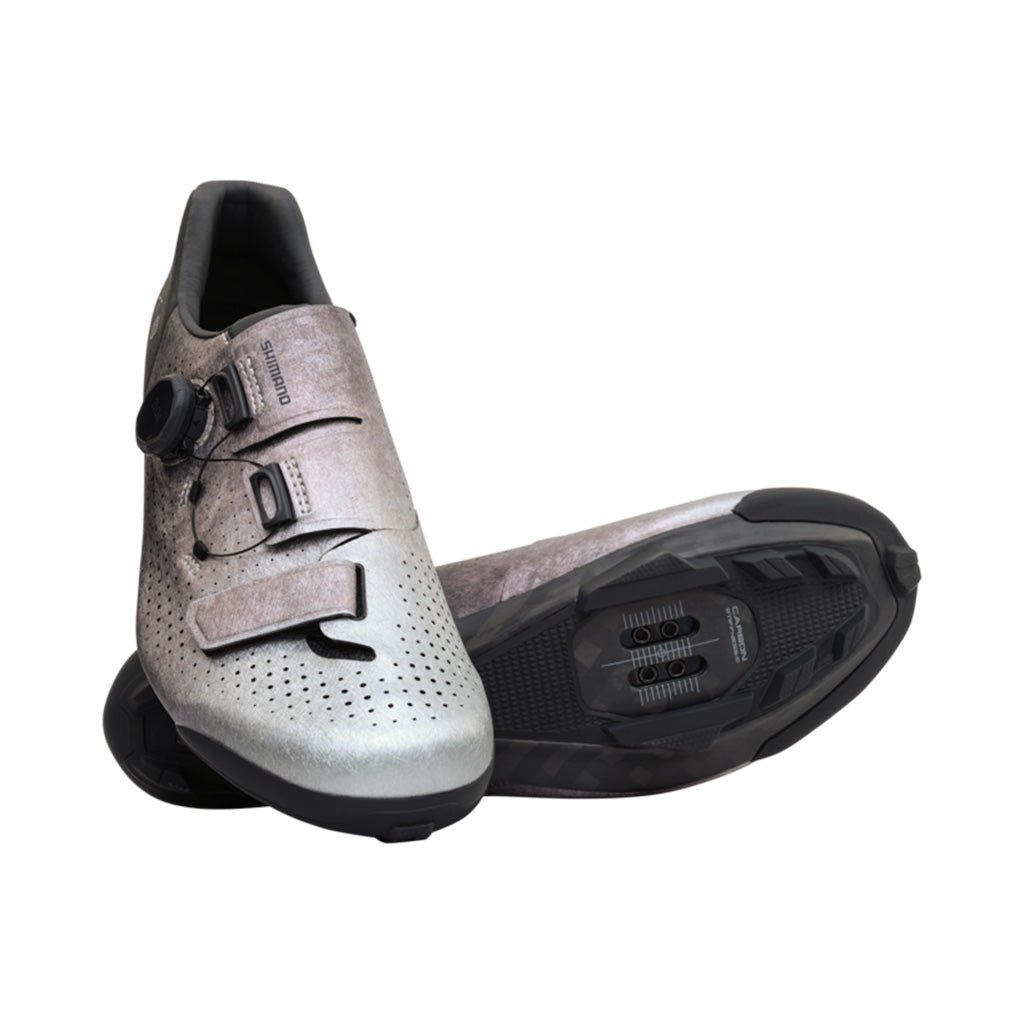 Shimano SH-RX801 Clipless Shoes-Silver at J&R Bicycles – J&R