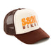 S&amp;M Keep On Truckin Trucker Hat-Brown/Tan/Brown - 1