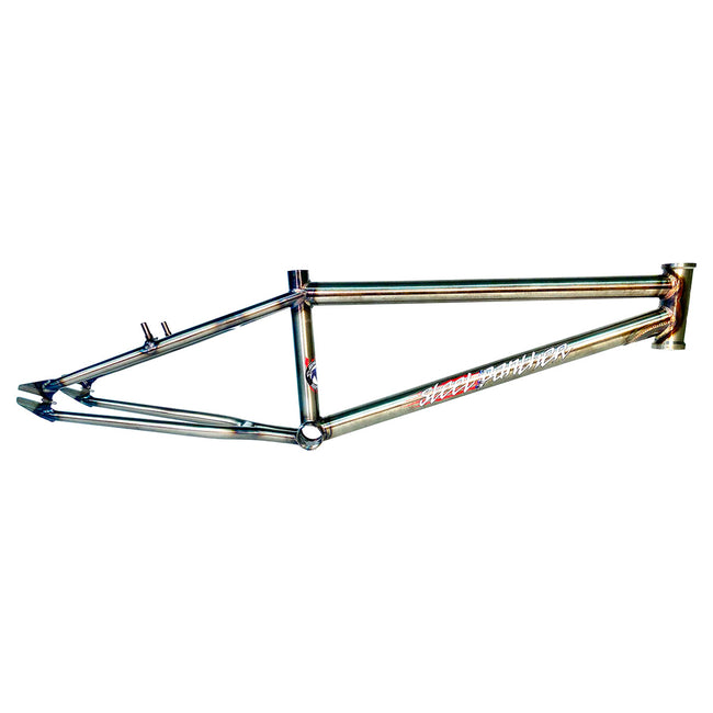 S&amp;M Steel Panther BMX Race Frame-Gloss Clear - 1