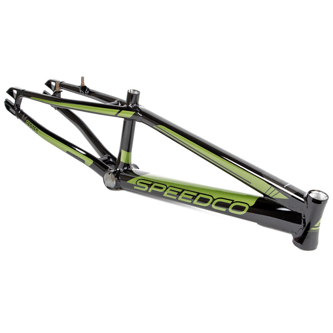 SpeedCo M2 Alloy BMX Race Frame-Black/Gray/Olive - 2