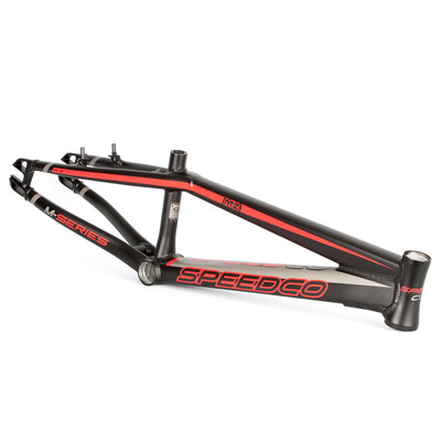 SpeedCo M2 Alloy BMX Race Frame-Matte Black/Red