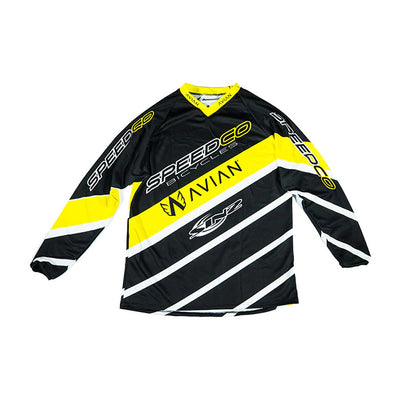 SpeedCo BMX Race Jersey-Black/Yellow